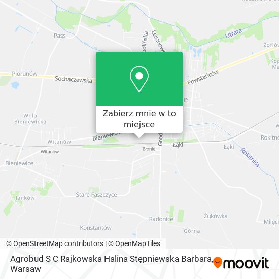 Mapa Agrobud S C Rajkowska Halina Stępniewska Barbara