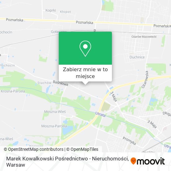 Mapa Marek Kowalkowski Pośrednictwo - Nieruchomości