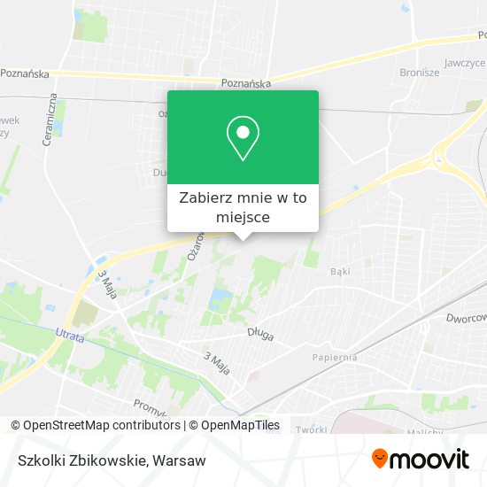 Mapa Szkolki Zbikowskie