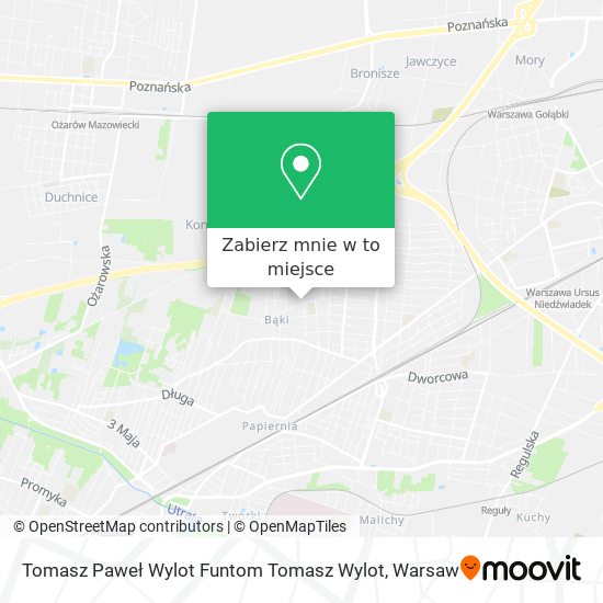 Mapa Tomasz Paweł Wylot Funtom Tomasz Wylot