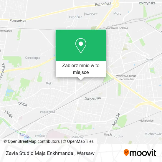 Mapa Zavia Studio Maja Enkhmandal