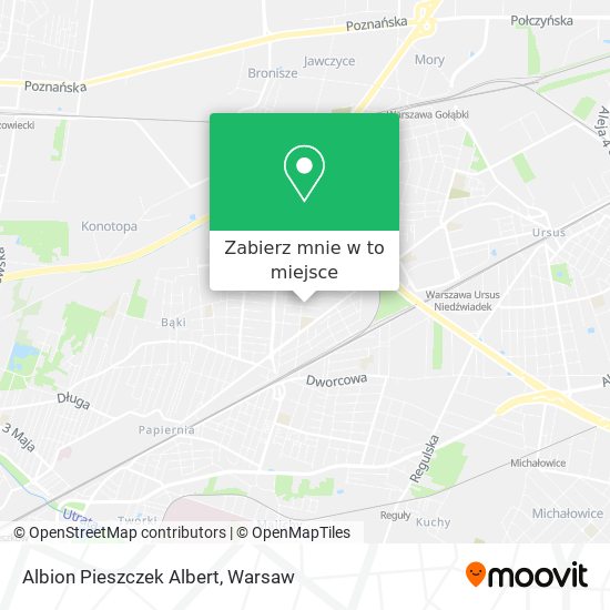 Mapa Albion Pieszczek Albert