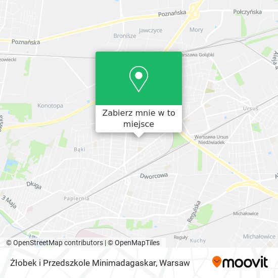 Mapa Żłobek i Przedszkole Minimadagaskar