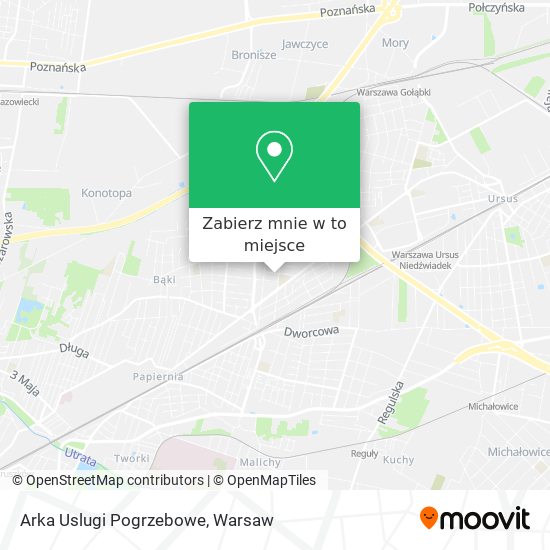 Mapa Arka Uslugi Pogrzebowe