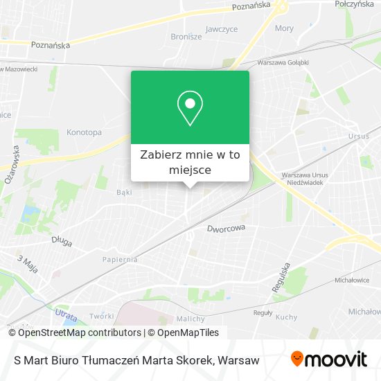 Mapa S Mart Biuro Tłumaczeń Marta Skorek