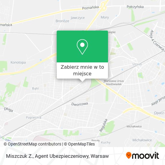 Mapa Miszczuk Z., Agent Ubezpieczeniowy