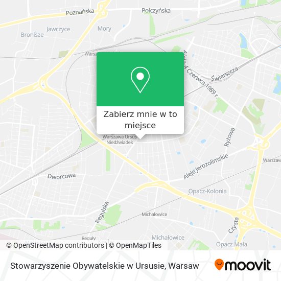 Mapa Stowarzyszenie Obywatelskie w Ursusie