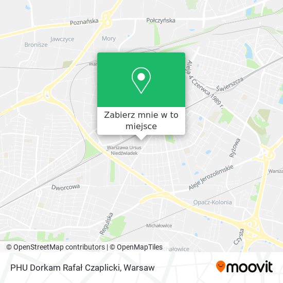 Mapa PHU Dorkam Rafał Czaplicki