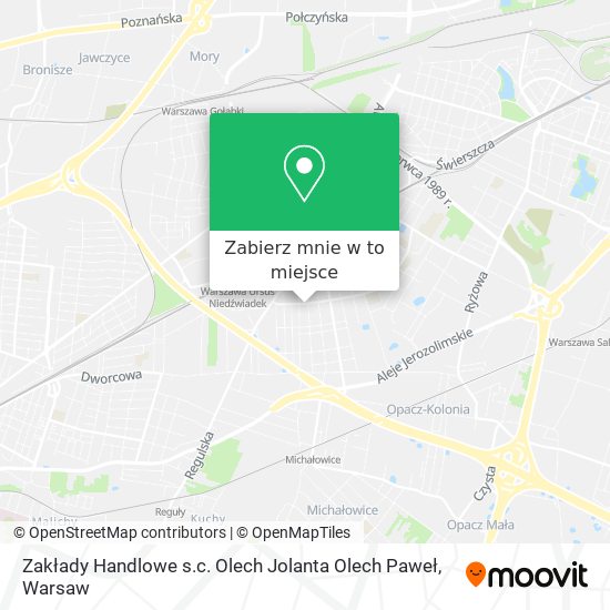 Mapa Zakłady Handlowe s.c. Olech Jolanta Olech Paweł