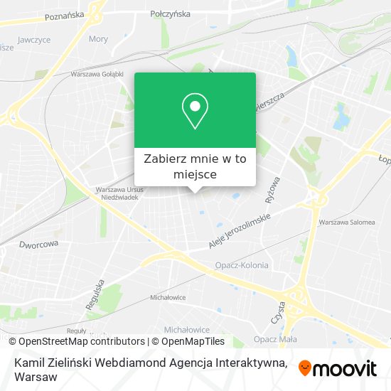 Mapa Kamil Zieliński Webdiamond Agencja Interaktywna