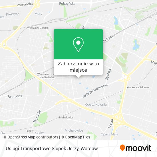 Mapa Uslugi Transportowe Slupek Jerzy