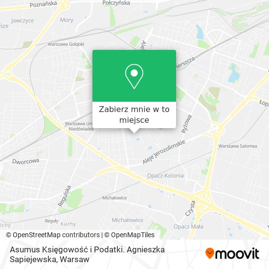 Mapa Asumus Księgowość i Podatki. Agnieszka Sapiejewska