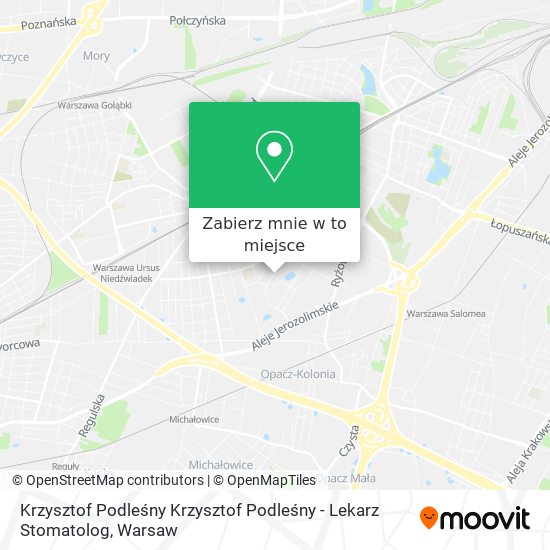 Mapa Krzysztof Podleśny Krzysztof Podleśny - Lekarz Stomatolog