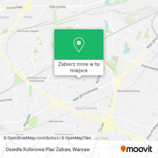 Mapa Osiedle Kolorowa Plac Zabaw