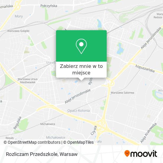 Mapa Rozliczam Przedszkole