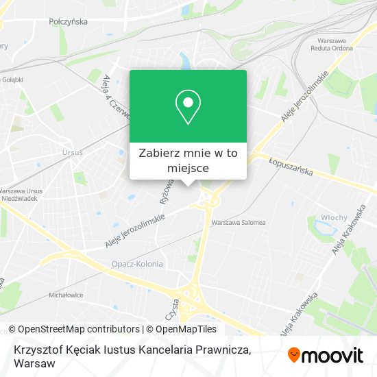 Mapa Krzysztof Kęciak Iustus Kancelaria Prawnicza