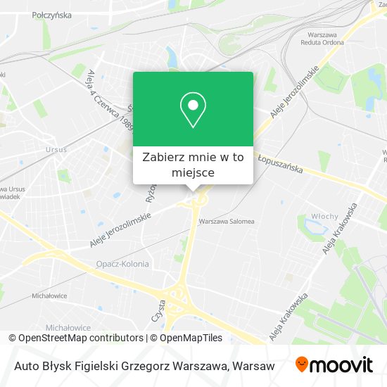 Mapa Auto Błysk Figielski Grzegorz Warszawa