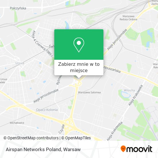 Mapa Airspan Networks Poland