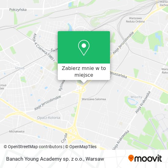 Mapa Banach Young Academy sp. z o.o.