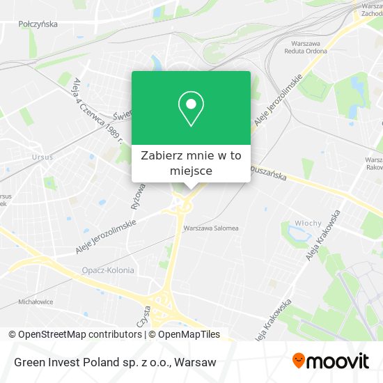 Mapa Green Invest Poland sp. z o.o.