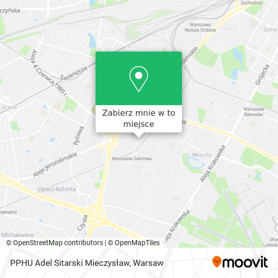 Mapa PPHU Adel Sitarski Mieczysław