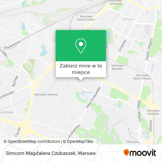 Mapa Simcom Magdalena Czubaszek