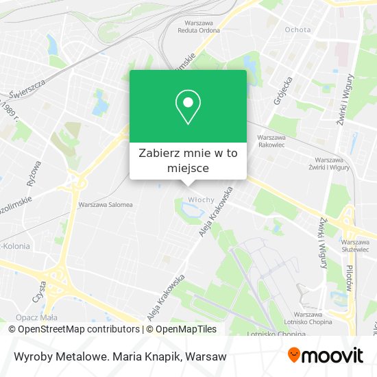 Mapa Wyroby Metalowe. Maria Knapik