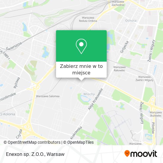 Mapa Enexon sp. Z.O.O.
