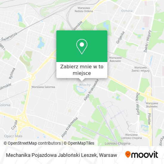 Mapa Mechanika Pojazdowa Jabłoński Leszek