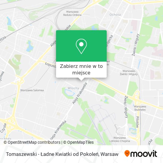 Mapa Tomaszewski - Ładne Kwiatki od Pokoleń