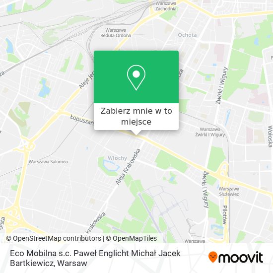 Mapa Eco Mobilna s.c. Paweł Englicht Michał Jacek Bartkiewicz