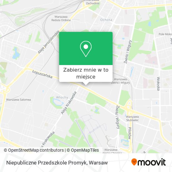 Mapa Niepubliczne Przedszkole Promyk