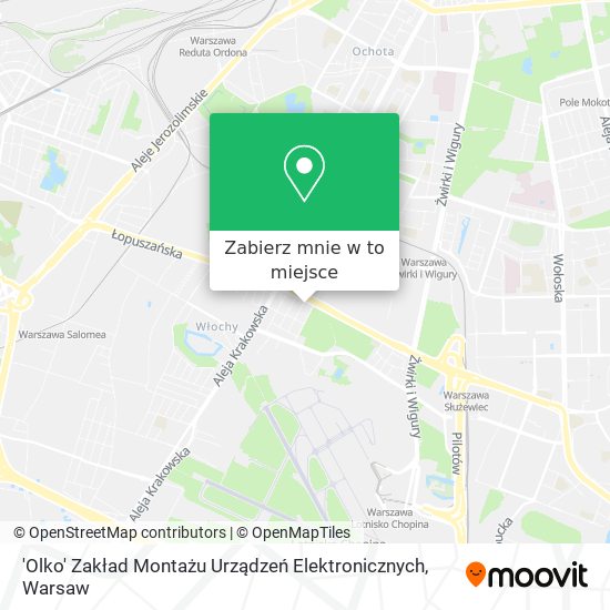 Mapa 'Olko' Zakład Montażu Urządzeń Elektronicznych