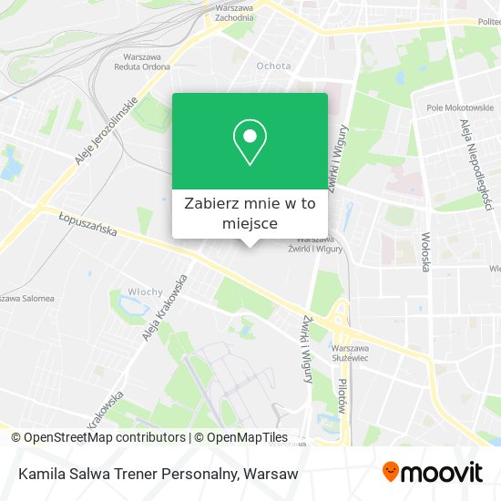 Mapa Kamila Salwa Trener Personalny