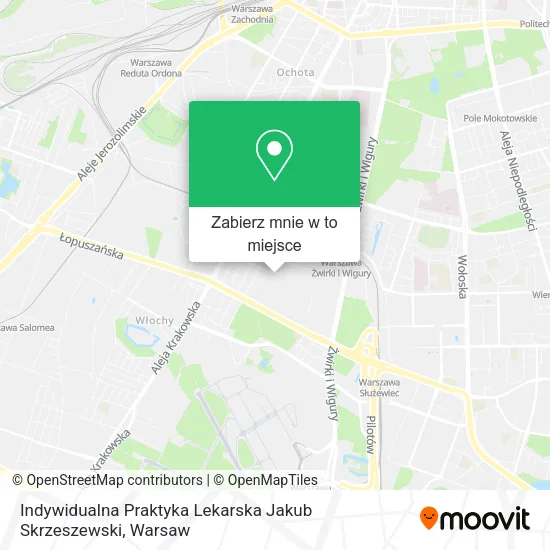 Mapa Indywidualna Praktyka Lekarska Jakub Skrzeszewski