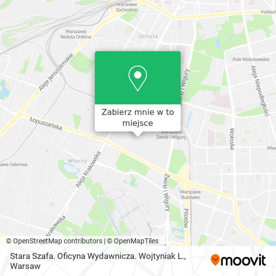 Mapa Stara Szafa. Oficyna Wydawnicza. Wojtyniak L.