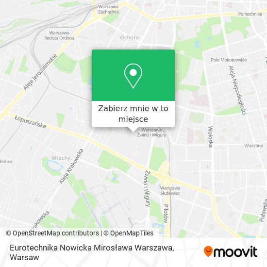 Mapa Eurotechnika Nowicka Mirosława Warszawa