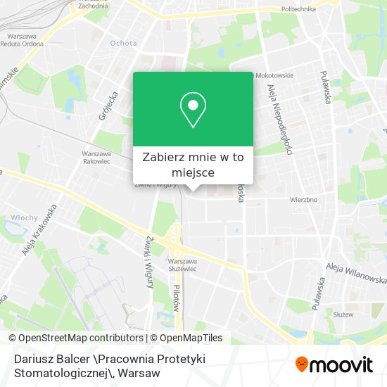 Mapa Dariusz Balcer \Pracownia Protetyki Stomatologicznej\