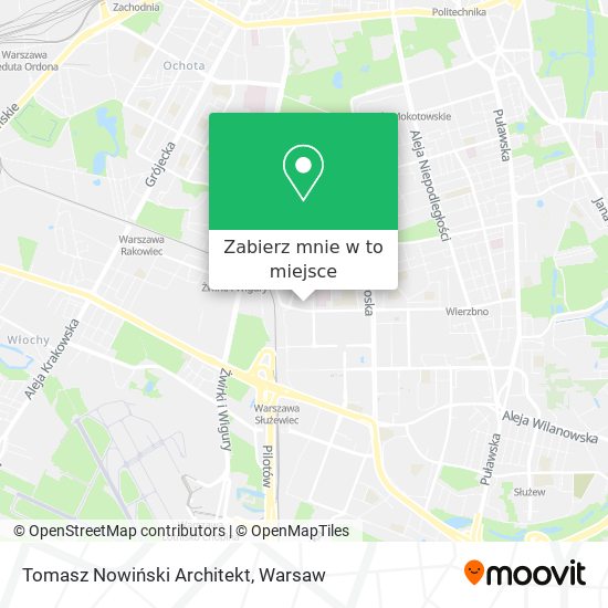 Mapa Tomasz Nowiński Architekt