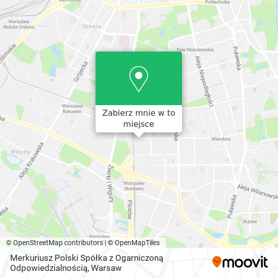 Mapa Merkuriusz Polski Spółka z Ogarniczoną Odpowiedzialnością