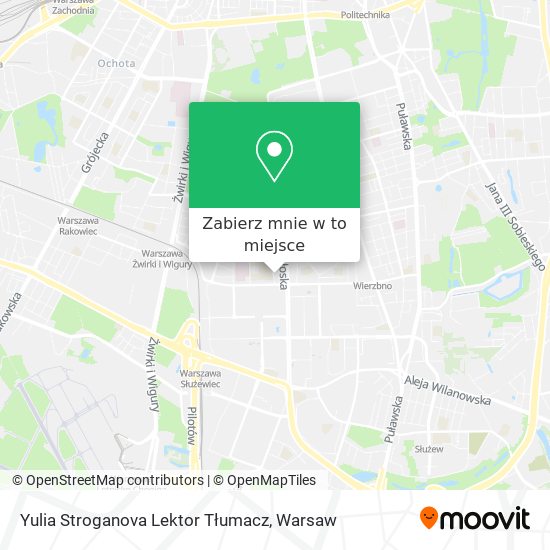 Mapa Yulia Stroganova Lektor Tłumacz