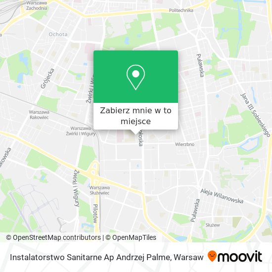 Mapa Instalatorstwo Sanitarne Ap Andrzej Palme