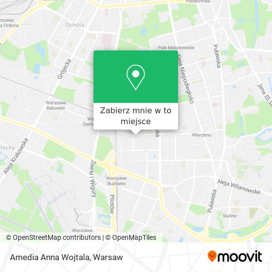 Mapa Amedia Anna Wojtala