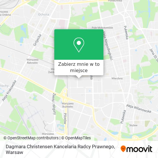 Mapa Dagmara Christensen Kancelaria Radcy Prawnego