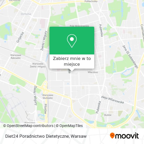 Mapa Diet24 Poradnictwo Dietetyczne