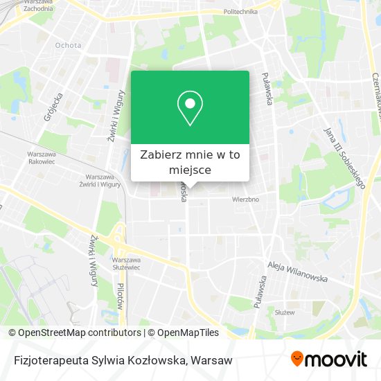 Mapa Fizjoterapeuta Sylwia Kozłowska