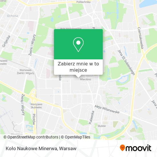 Mapa Koło Naukowe Minerwa