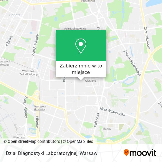 Mapa Dział Diagnostyki Laboratoryjnej