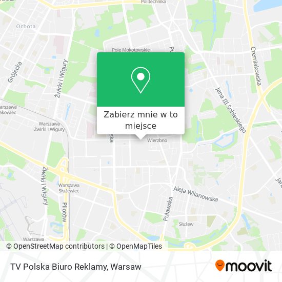 Mapa TV Polska Biuro Reklamy