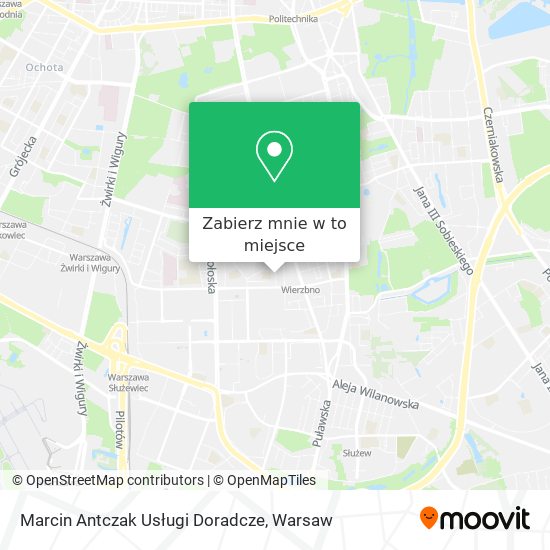 Mapa Marcin Antczak Usługi Doradcze